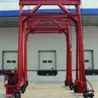 25mm/S Falling Speed Hydraulic Truck Crane / Mobile Container Crane 37kw Engine Power